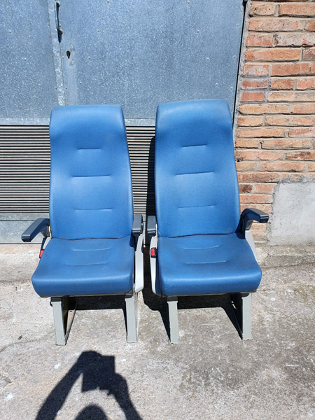 asiento avion 2u 2 plazas _ 2u 1 plaza